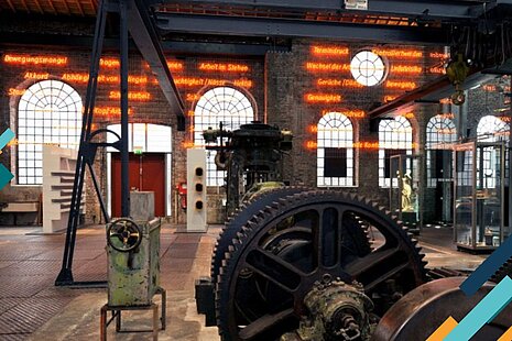 Blick in den Ausstellungsraum des LVR-Industriemuseums