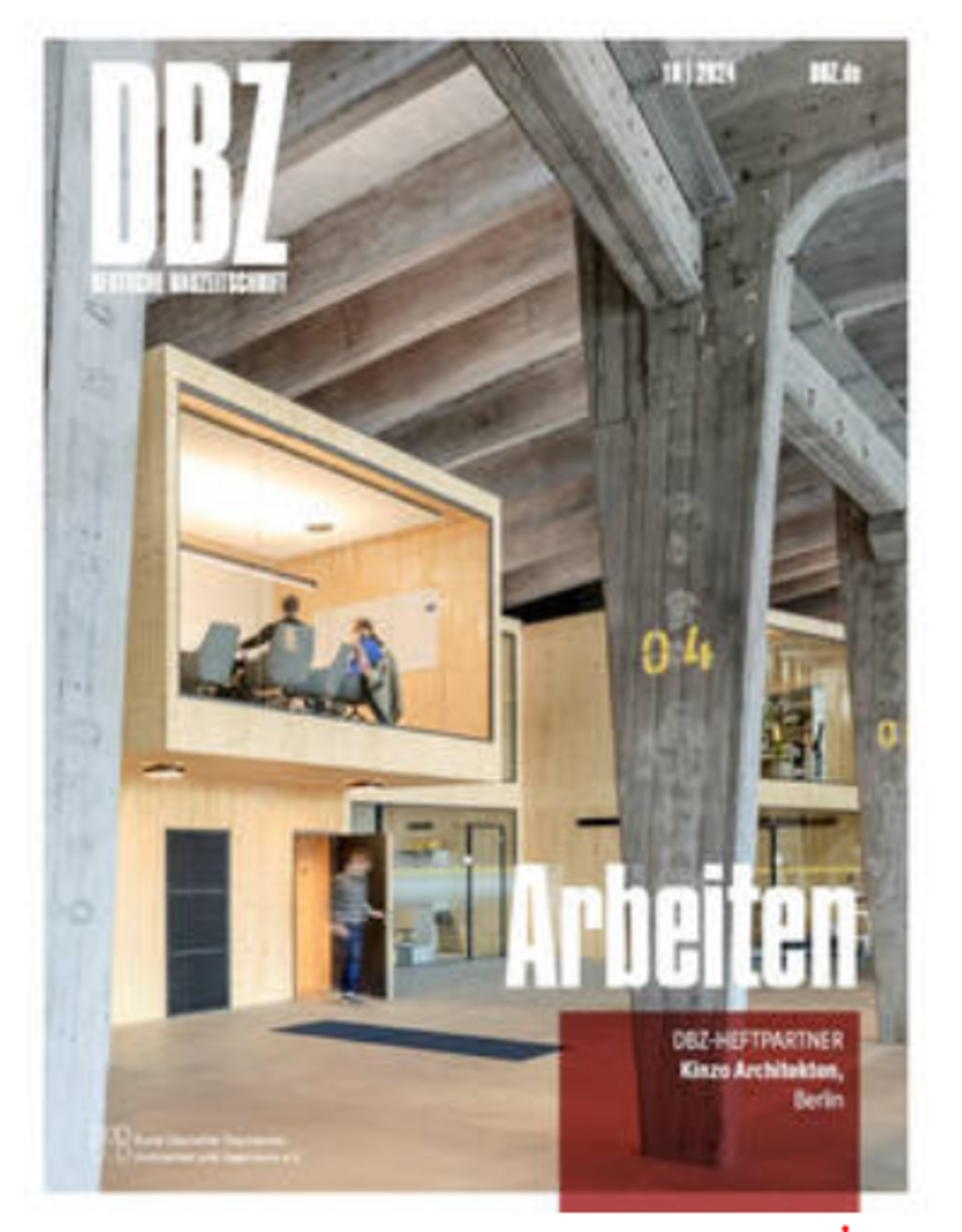 Titelbild Magazin DBZ Ausgabe 10/2024, Bild: Halle mit modernen Arbeitsplätzen